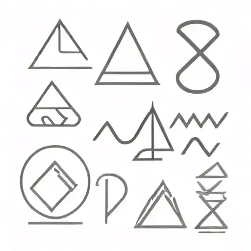 god is greater than highs and lows symbol tattoo design idea
