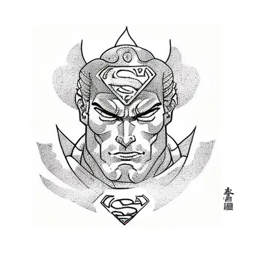 Superman  tattoo design idea