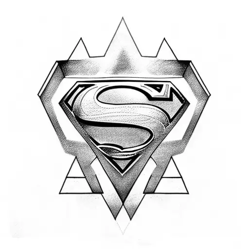 Superman  tattoo design idea