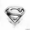 Superman  tattoo design idea