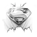 Superman  tattoo design idea