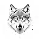 wolf with igy6 tattoo design idea