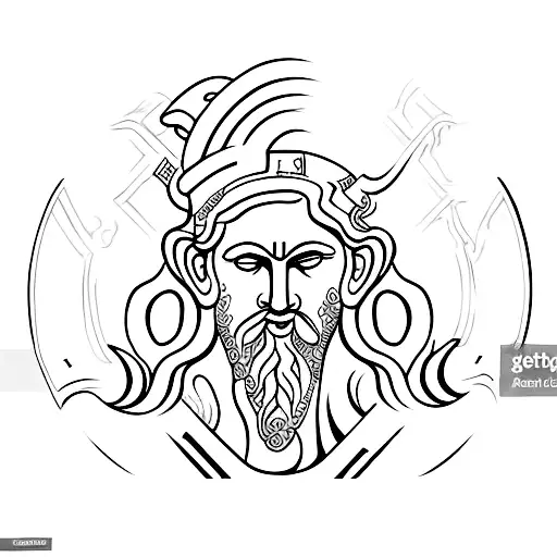 Ancient Greece tattoo design idea