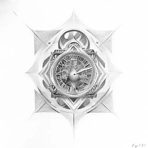 Roman numerals XVII tattoo design idea