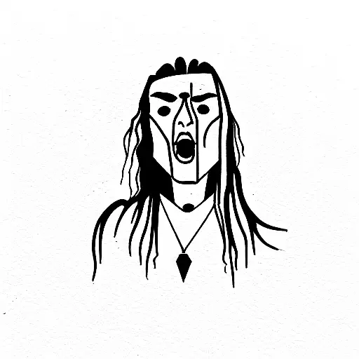 ghostemane tattoo design idea
