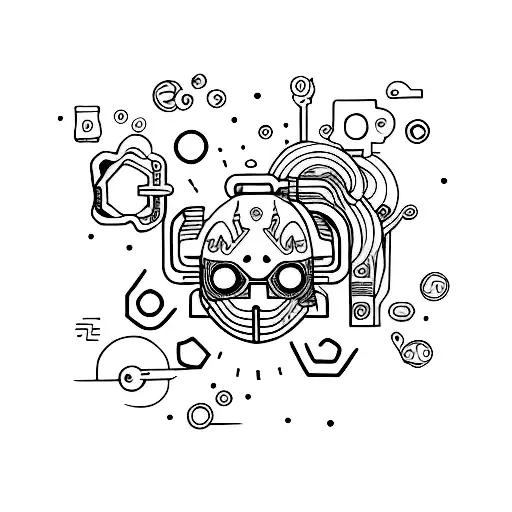 AAA battery tattoo design idea