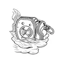 AAA battery tattoo design idea