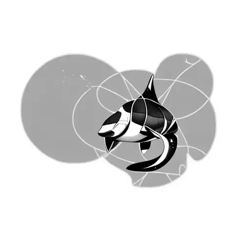an orca whale tattoo design idea