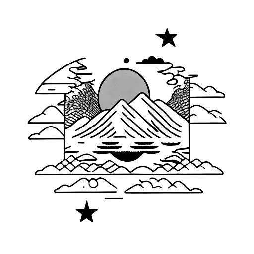 twin peaks tv show tattoo design idea