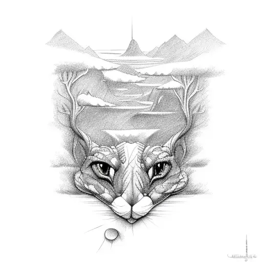 twin peaks tattoo design idea