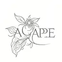 AGAPE tattoo design idea