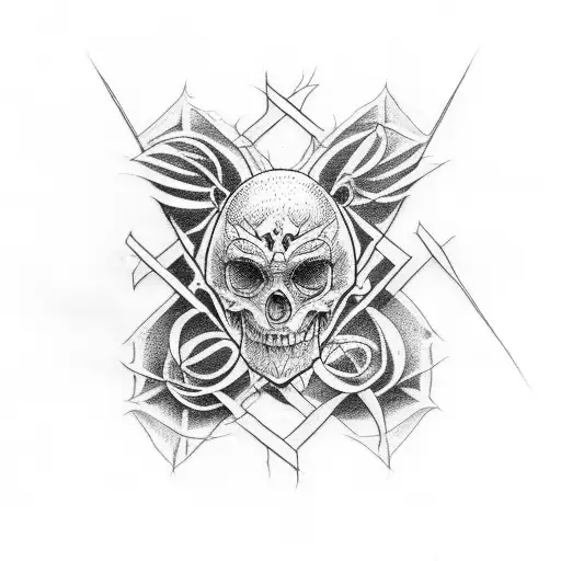 A cross, Proverbs 16:3 tattoo design idea