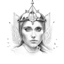 joan of arc tattoo design idea