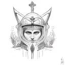 joan of arc tattoo design idea