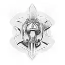 firefighter  tattoo design idea