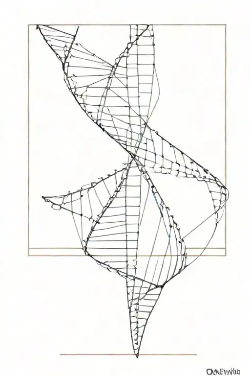 dna w quantum phsique tattoo design idea