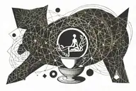 yoga coffee tango tattoo design idea