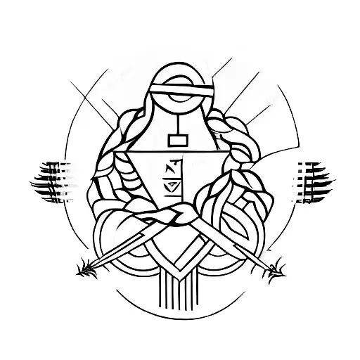 symbol of kindness and self-sacrifice  tattoo design idea