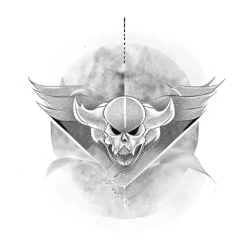 M to the third power w a heart tattoo design idea