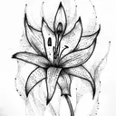 Lily tattoo design idea