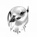 I love Gull  tattoo design idea