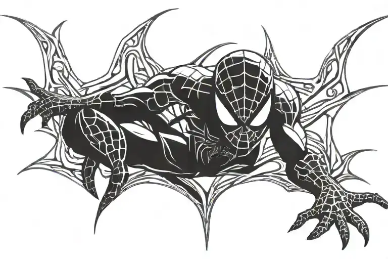 Spider Man tattoo design idea