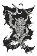type 1 diabetic warrior  tattoo design idea