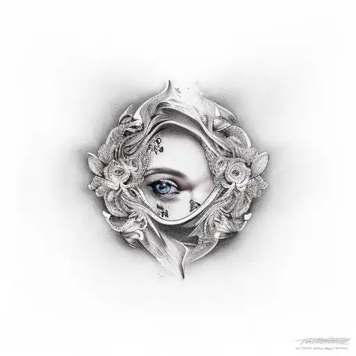 loneliness tattoo design idea