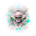 Combine elements of industrial music and nature tattoo design idea