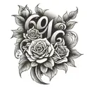 numeros 1971 mom tattoo tattoo design idea