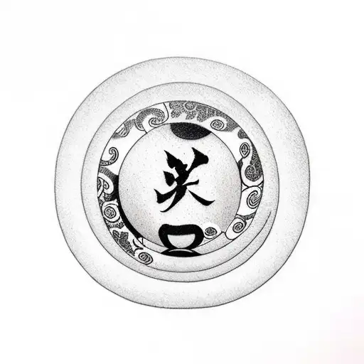 8 Ball tattoo design idea