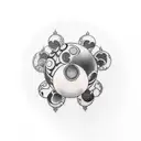 8 Ball tattoo design idea