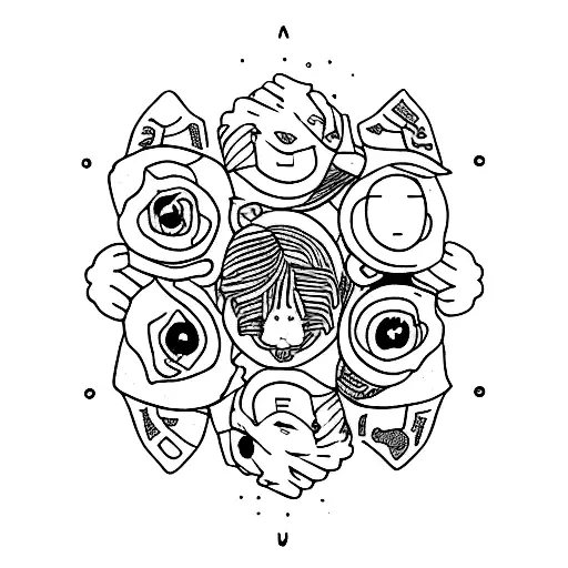 lost my head by the 1975 tattoo design idea