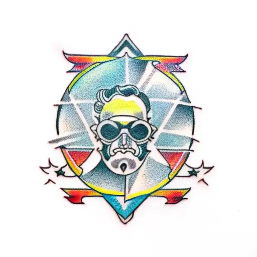 bus tattoo design idea