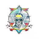 bus tattoo design idea
