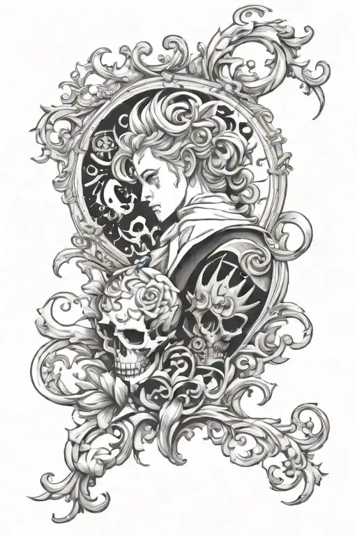  seven deadly sins amine tattoo design idea