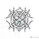 Celtic Knotwork paislies tattoo design idea