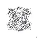 Celtic Knotwork paislies tattoo design idea