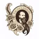 memoralizing father who died of  pancreatic cancer   tattoo design idea