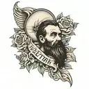 memoralizing father who died of  pancreatic cancer   tattoo design idea