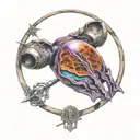 memoralizing father who died of  pancreatic cancer   tattoo design idea