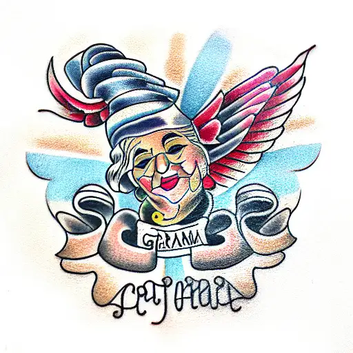 grandma tattoo tattoo design idea