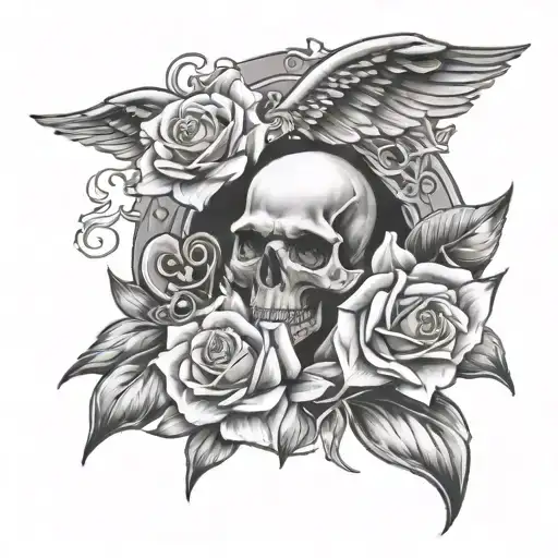 in memory of brother tattoo design idea