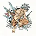 Yuji Itadori tattoo design idea