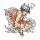 Yuji Itadori tattoo design idea