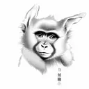 chinese monkey, dog, and rabbit tattoo design idea