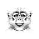 chinese monkey, dog, and rabbit tattoo design idea