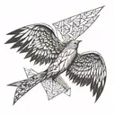 Flying Since 1996 tattoo design idea