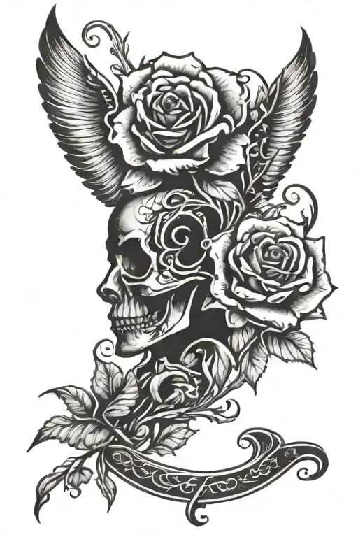 memorial tattoo for mom non religious tattoo design idea