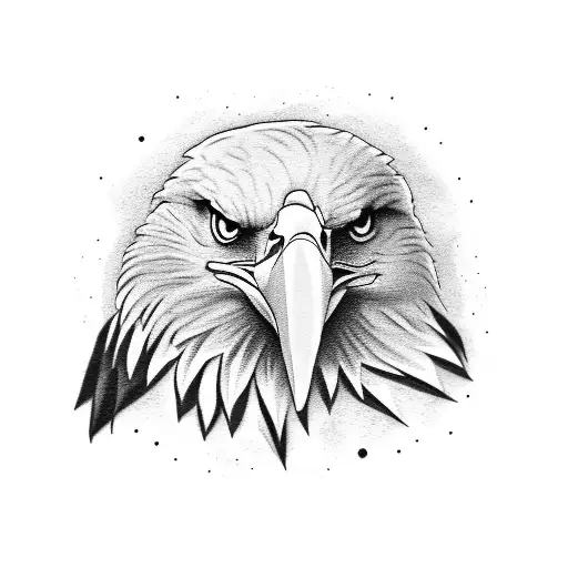 a eagle holding the romanian flag in his mouth tattoo design idea